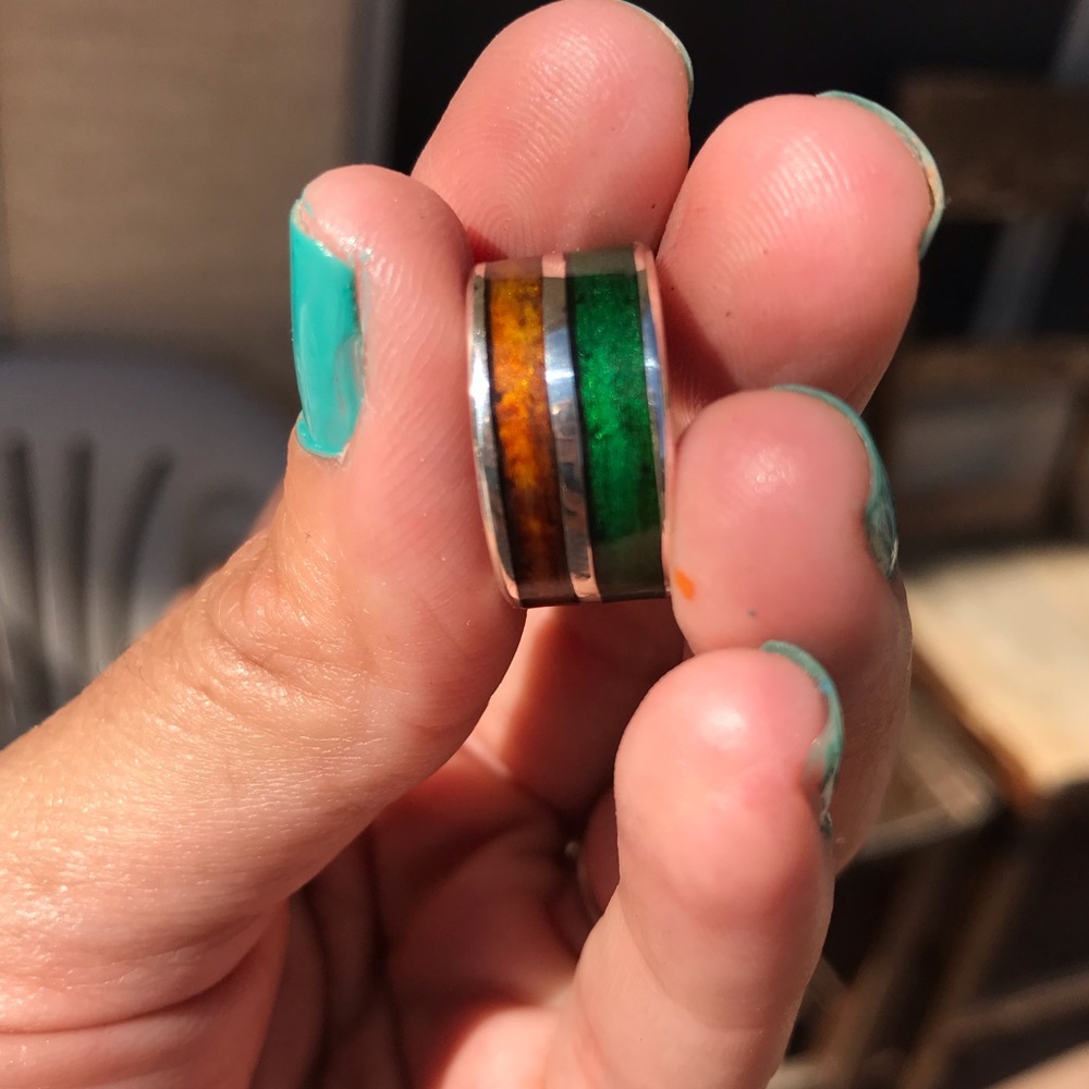 950 Sterling Silver Statement Ring 6 - image 3